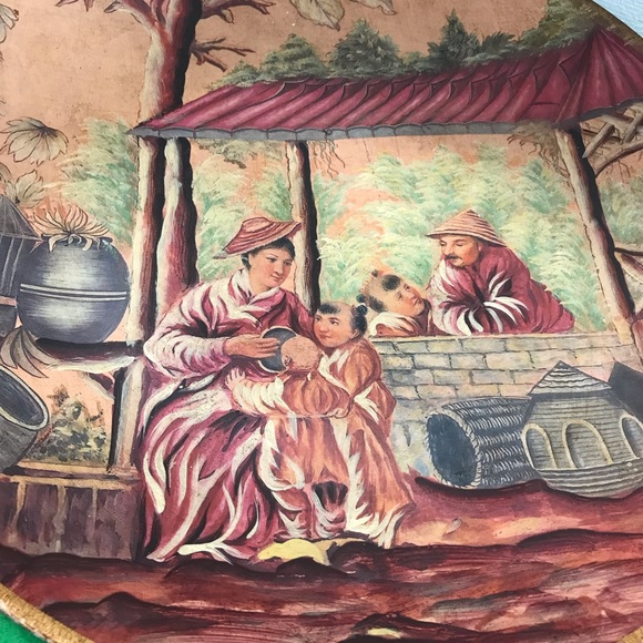 Vintage Oriental set,  plate / jar/ bowl - Picture 7 of 16